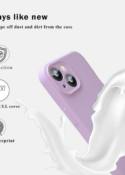 Iphone 14 pro liquid silicone case Light Pink