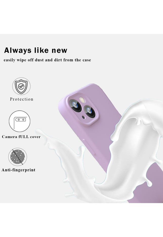 Iphone 14 pro liquid silicone case Light Pink