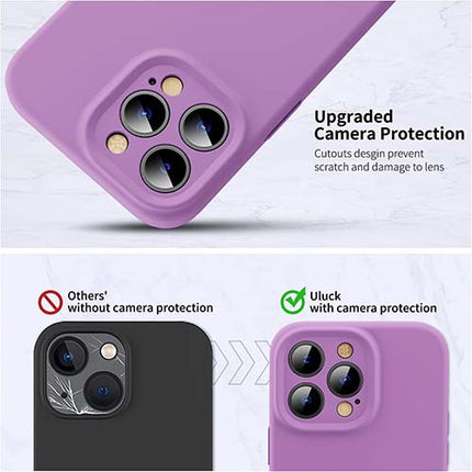 Iphone 15 liquid silicone Full Body Protective Cover case light pink