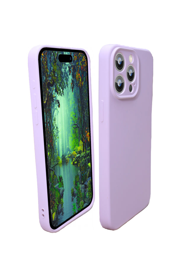 Iphone 14 pro liquid silicone case Light Pink