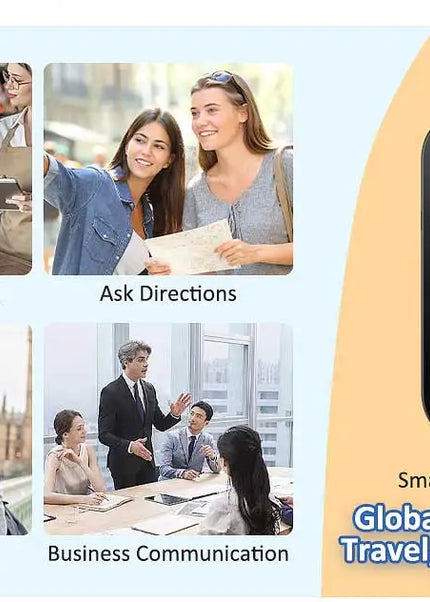Z2 Instant AI Voice Translator Portable 3.1 inch Touch Screen Real Time Translator with Recording Photo for Travel Learn Meeting