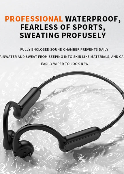 Xiaomi Mijia Real Bone Conduction Sport Headphone Wireless Earphone Bluetooth-Compatible Headset Hands-free with Mic for Running
