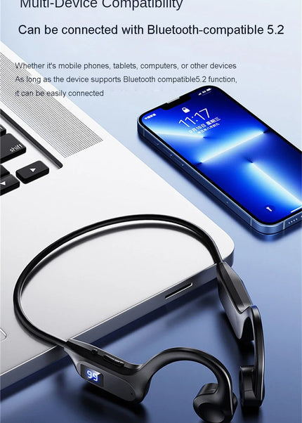 Xiaomi True Bone Conduction Wireless Earphone Bluetooth 5.2 Waterproof Open Headset HIFI Stereo 32GB MP3 Sports Earbuds New