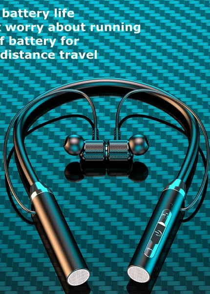 Wireless Headphones Bluetooth 5.0 Neckband Earphones Silicone Hifi 9D Stereo Sports Headset Halter Waterproof Magnetic Earbuds
