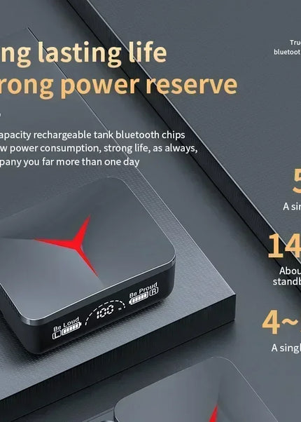 TWS M90 Wireless Headphones Gaming Earphone Bluetooth 5.3 Sport Earbuds with Mic Wireless Headset For iPhone 16 15 14 13 Xiaomi