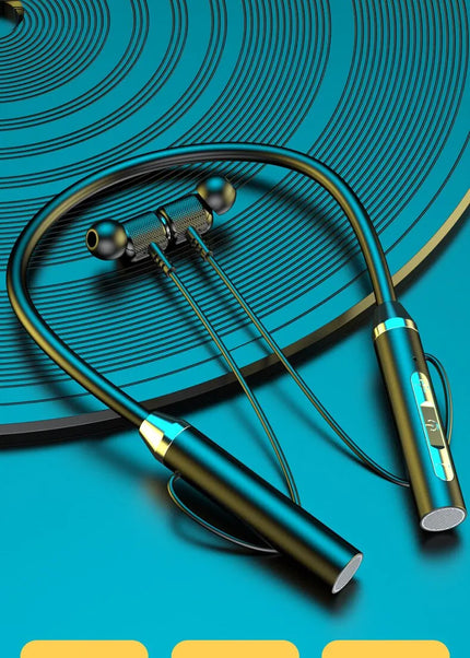 Wireless Headphones Bluetooth 5.0 Neckband Earphones Silicone Hifi 9D Stereo Sports Headset Halter Waterproof Magnetic Earbuds