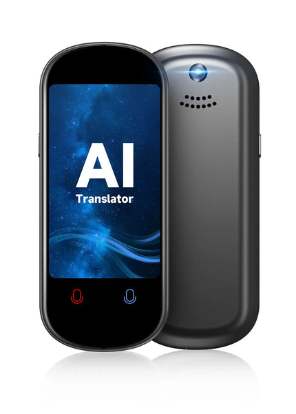 Z2 Instant AI Voice Translator Portable 3.1 inch Touch Screen Real Time Translator with Recording Photo for Travel Learn Meeting