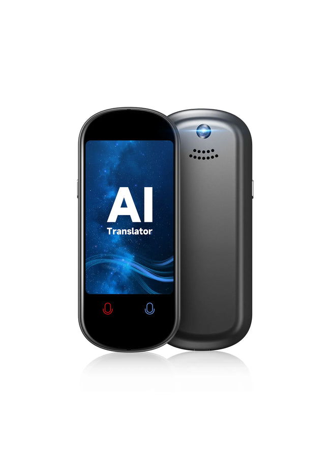 Z2 Instant AI Voice Translator Portable 3.1 inch Touch Screen Real Time Translator with Recording Photo for Travel Learn Meeting