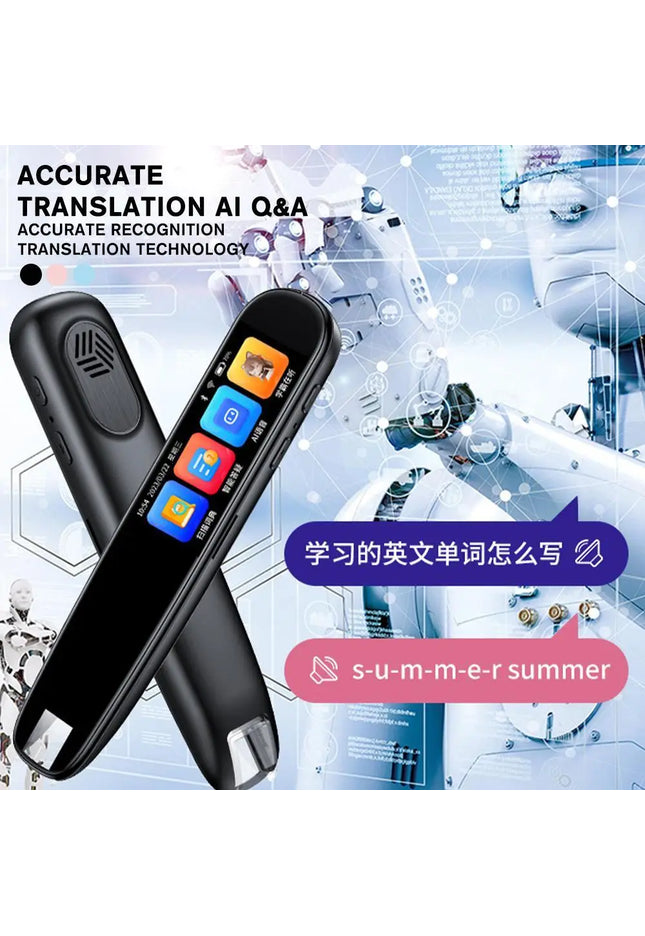 Offline Translation Pen For Teacher Student Dictionary English Intelligent Scanning Point Reading 123 Languages Translator Pen