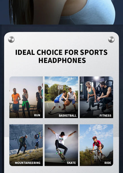 Xiaomi Mijia Real Bone Conduction Sport Headphone Wireless Earphone Bluetooth-Compatible Headset Hands-free with Mic for Running