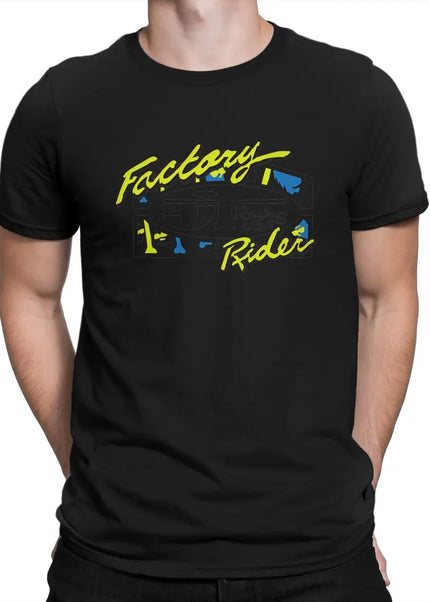 Men's T-Shirt Factory Driver Lime And Blue Awesome Cotton Tees Short Sleeve JT Racing USA T Shirt Round Collar Tops New Arrival