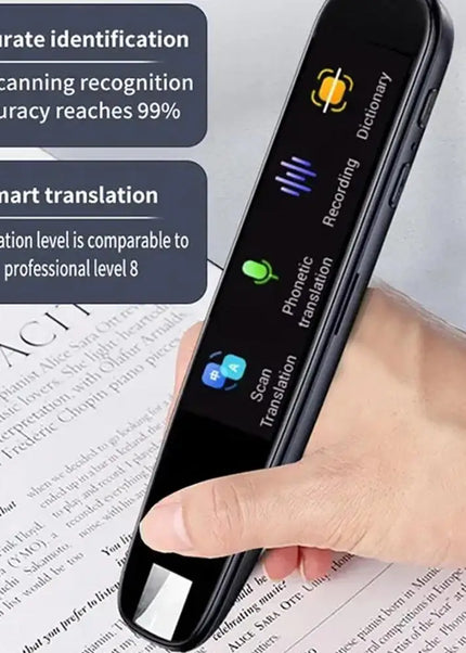 Offline Translation Pen For Teacher Student Dictionary English Intelligent Scanning Point Reading 123 Languages Translator Pen