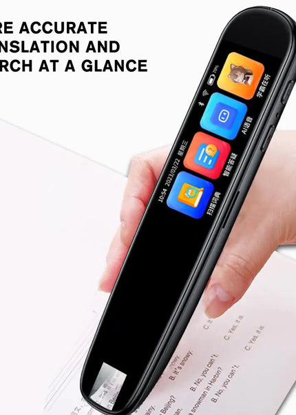 Offline Translation Pen For Teacher Student Dictionary English Intelligent Scanning Point Reading 123 Languages Translator Pen