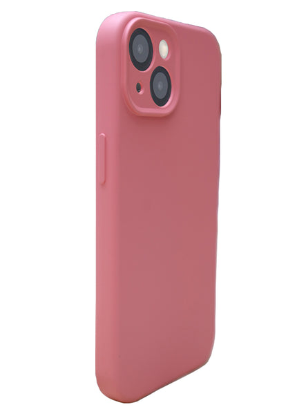 Iphone 15 liquid silicone Full Body Protective Cover case pink
