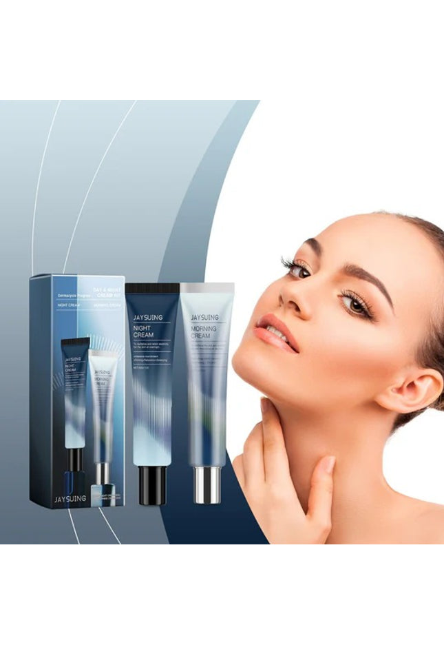 Jaysuing - Day & Night Cream Kit - All-day and Night, Protective, Night Renewing, Enriched with Centella and Niacinamide, Korean Skin Care Products
