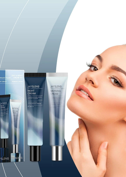Jaysuing - Day & Night Cream Kit - All-day and Night, Protective, Night Renewing, Enriched with Centella and Niacinamide, Korean Skin Care Products